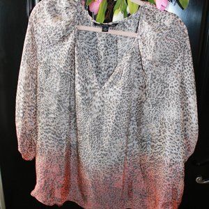 Animal Print Blouse